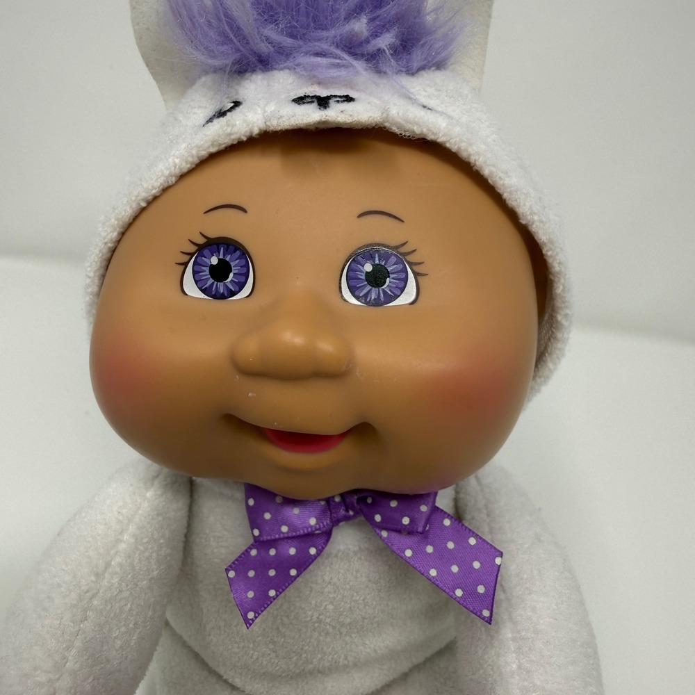 Collectible Cabbage Patch‎ Kids Cuties Unicorn Plush Doll White Purple 9 inch